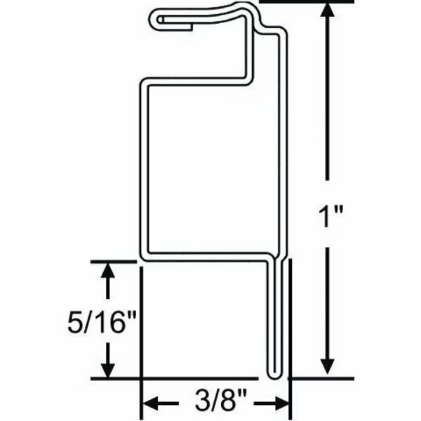 Tube  8 Ft Screen Frame Mill, Strybuc, Mfr#: 90H-1117